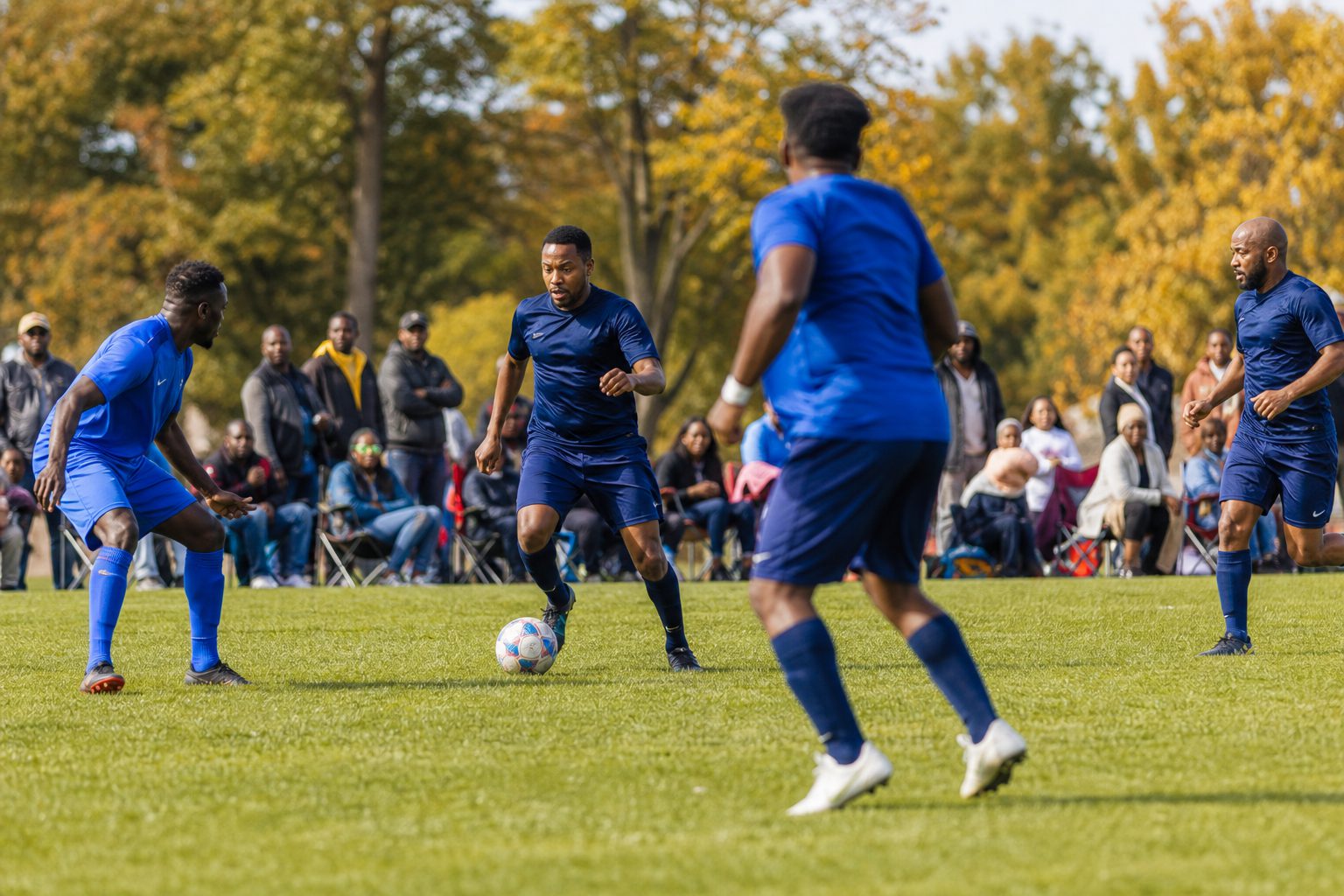 Community soccer tournament in Bowie, Maryland