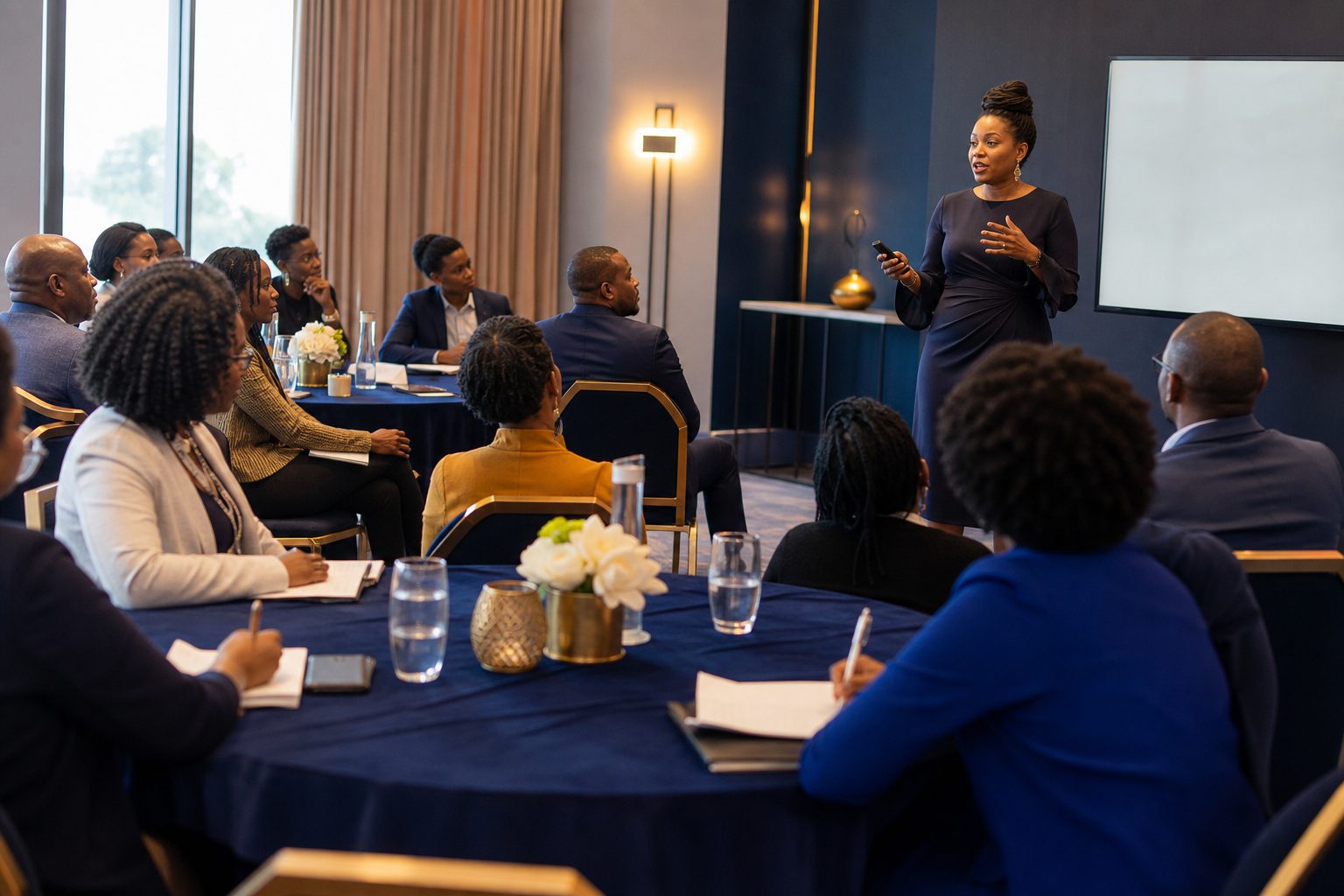 A business and financial-literacy workshop